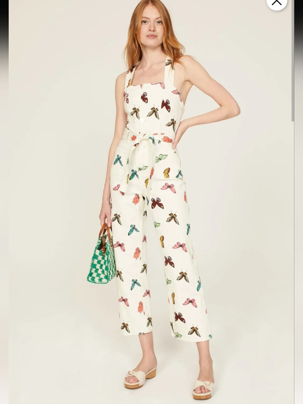Rachel Antonoff Clem White Butterfly Jumpsuit Size 4